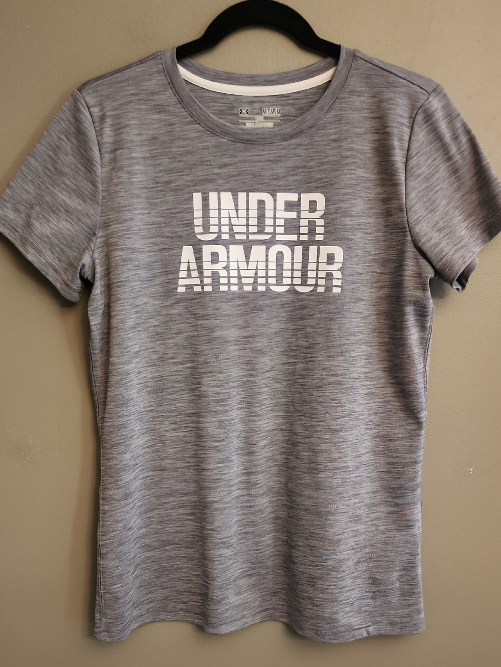 Under Armour Gray Heather Logo Tee